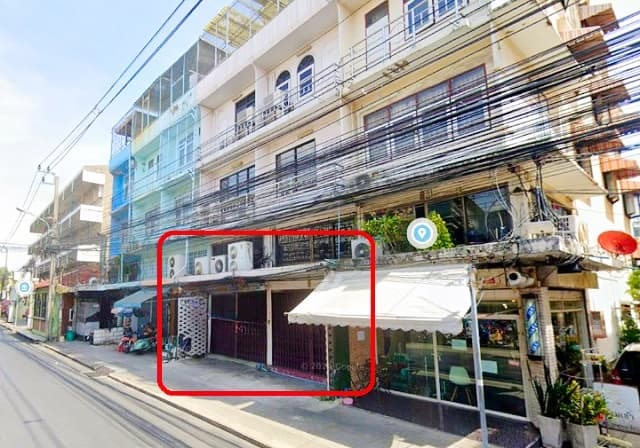 ให้เช่าอาคารพาณิชย์ 3.5 ชั้น 1-2คูหา 22ตร.วา 88ตร.ม.ชั้นล่างเท่านั้น Terminal21 2.1กม. ห้างกรีนเพลส 400ม.