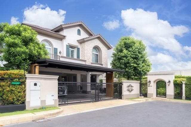 ขายบ้านเดี่ยว 2 ชั้น 108 ตร.ว. นันทวัน รามอินทรา-พหลโยธิน50 แปลงมุม ถ.เทพรักษ์ (ตัดใหม่)