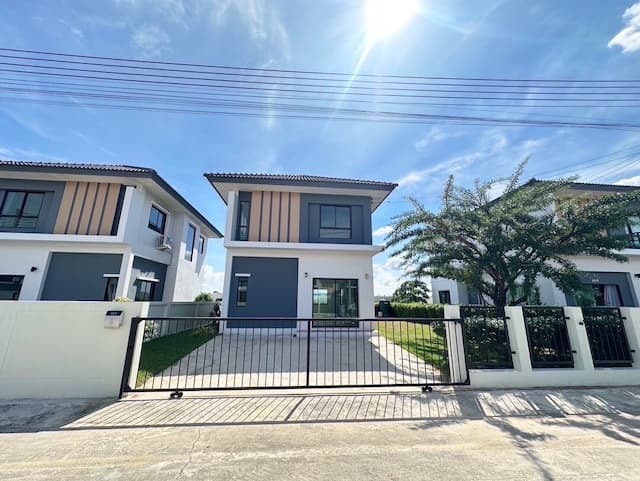 BH3763 | ให้เช่าบ้านเดี่ยว 2 ชั้น โครงการซีพีเอ็น วิลล์ 2 (วงแหวน–ลำลูกกา คลอง 7) บ้านสวย บรรยากาศเงียบสงบ พร้อมเฟอร์นิเจอร์ครบ