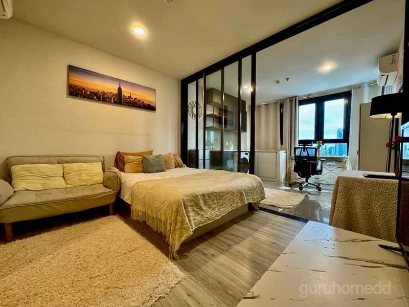 ปล่อยเช่าคอนโด XT Huaikhwang ขนาด 31 ตรม ชั้น 23 Tower A วิวเมืองสวย ไม่บล๊อควิว เฟอร์นิเจอร์ครบ พร้อมเข้าอยู่ทันที - ghd000758R