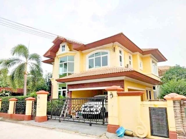 ติดถนนรังสิต-นครนายก คลอง 3 118 ตร.วา.4 นอน 310ตร.ม. รร.นานาชาติสยาม 1.2 กม. เช่าบ้านภัสสร 2 ชั้น พร้อมบ่อปลาขนาดใหญ่ 5 น้ำ