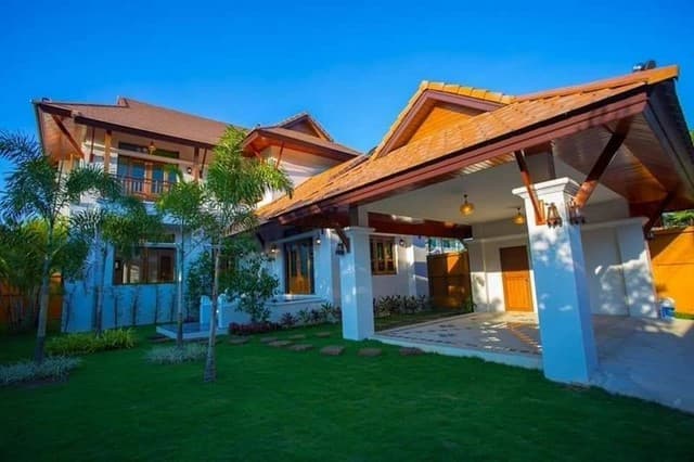 บ้านเดี่ยว สไตล์ล้านนา บรรยากาศดี หนองหอย