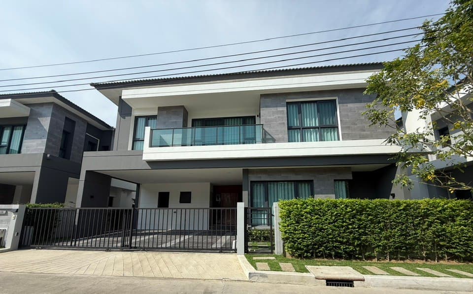ให้เช่าบ้านเดี่ยว The City Bangna (โครงการใหม่) ตกแต่งพร้อมอยู่ ใกล้เมกะบางนา