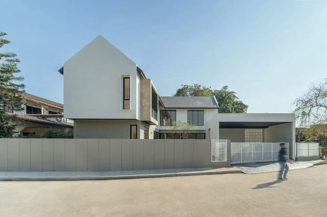 บ้านสร้างใหม่ 2 ชั้น สไตล์โมเดิร์น รายล้อมด้วยธรรมชาติ เลควิวพาร์ค2 สันผีเสื้อ
