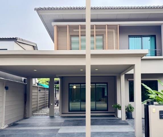 ให้เช่าบ้านเดี่ยว 2 ชั้น Como Botanica บางนา พื้นที่ใช้สอย 165 ตร.ม บนที่ดิน 41.8 ตร.ว เฟอร์นิเจอร์และเครื่องใช้ไฟฟ้าครบชุด พร้อมเข้าอยู่