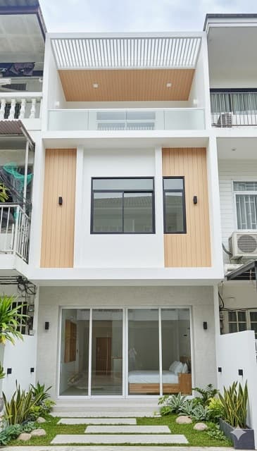 รีโนเวทใหม่ อ่อนนุช 600 ม.BTSบางจาก 300ม.ซ.สุขุมวิท91-99 ให้เช่าอาคารพาณิชย์ 3 ชั้น 2-3 นอน 1-2 น้ำ เซ็นจูรี่ เดอะมูฟวี่ 1.0 ม.