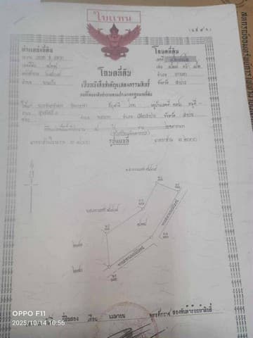 ขายที่ดินนาแก้ว อำเภอเกาะคา จังหวัดลำปาง พร้อมต้นสัก 100 กว่าต้น เนื้อที่ 4 ไร่ 21 ตารางวา