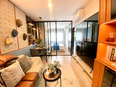 CONDOMINIUM The Origin Bangkae ขนาดพื้นที่ 24 ตร.-ม. 1 BEDROOM 1 BATHROOM 17800 บาท ไม่ไกลจาก MRT บางแค บรรยากาศส่วนตัว