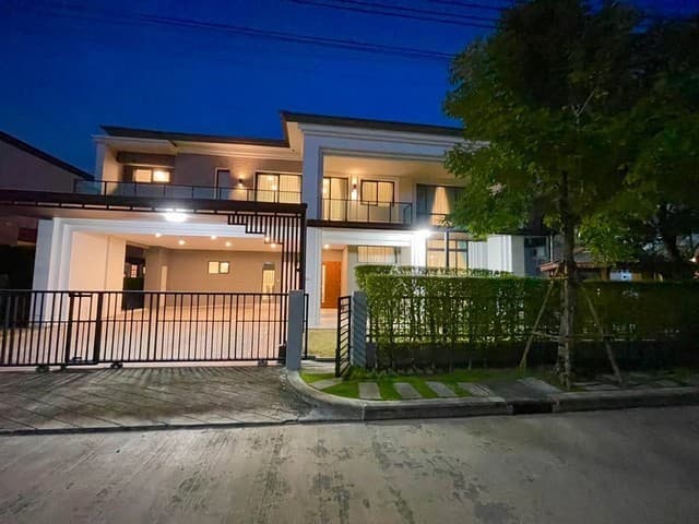 MT9ให้เช่าบ้านเดี่ยว 2 ชั้น หมู่บ้าน The city รามอินทรา2 ติดถนนจตุโชติ เลียบถนนมอเตอร์เวย์