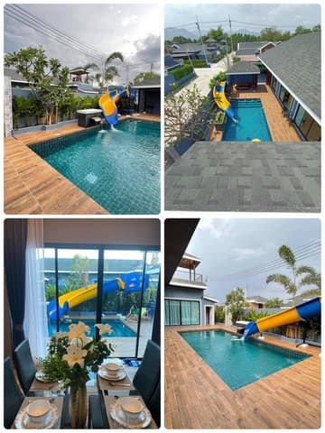 ขายบ้านพูลวิลล่า ต.เขาใหญ่ อ.ชะอำ จ.เพชรบุรี ขนาด 100 ตรว.