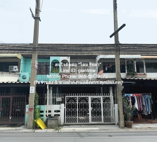 รหัส DSL-364 ขายด่วน! townhome ายทาวน์เฮ้าส์ 2 ชั้น ม.ทิมเรืองเวช ซ.พหลโยธิน 52 (ใกล้ BTS-สะพานใหม่) 18 Square Wah 3 ห้องนอน 1 Bathroom ไม่ไกลจาก รถไฟฟ้าสายสีเขียวเข้ม สถานีสะพานใหม่ 1.2 กม. น่าอยู่ใกล้สิ่งอำนวยความสดวก