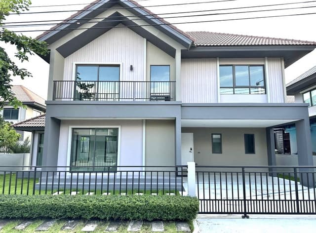 บ้านเดี่ยวหมู่บ้านเพฟบางนา (PAVE Bangna) 4ห้องนอน ทิศเหนือ 60.1ตร.วา บ้านใหม่ยังไม่เคยเข้าอยู่