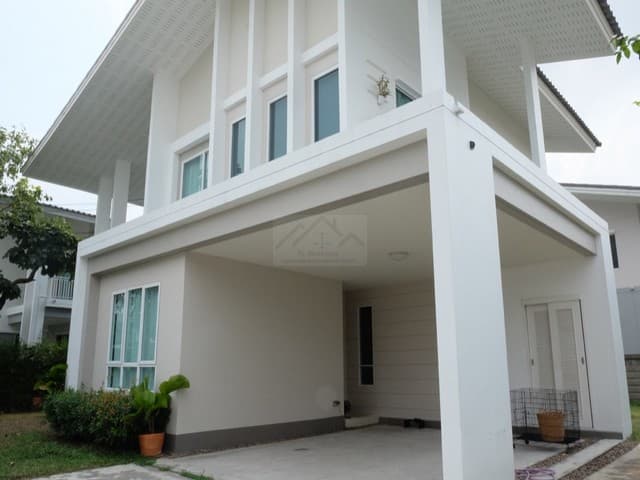 ขายบ้านเดี่ยว 2 ชั้น 105 ตรว. 4 ห้องนอน โครงการ Habitia Motif ปัญญาอินทรา ทรง Vogue เป็น Size ใหญ่ของโครงการ ติดโรงเรียน สาธิตพัฒนา