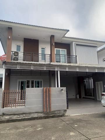 บ้านเดี่ยวหลังใหญ่ 2 ชั้น บ้านสวย โครงการ แสนสราญ2 โมชิค หางดง