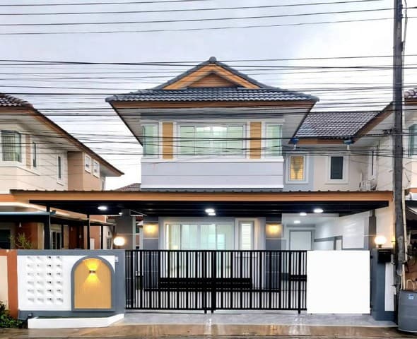 ขายด่วน#บ้านแฝด 2ชั้น ติดถนนหลัก มบ.ณฐาวดี 4 สวนเสือ-หนองค้อ