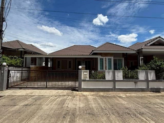 บ้านสร้างใหม่ น้ำไม่ท่วม ใกล้กาดฝรั่ง โซนหางดง