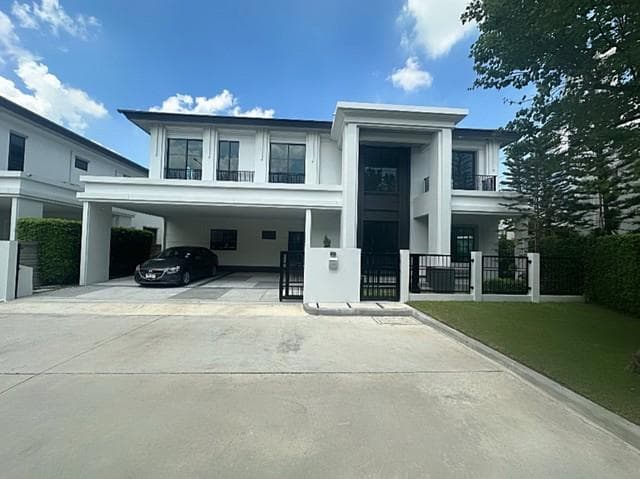 ให้เช่าบ้านเดี่ยว2ชั้น4นอนโครงการเศรษฐสิริบางนา-สุวรรณภูมิบ้านสภาพใหม่พร้อมเข้าอยู่ถนนกิ่งแก้ว บางพลี สมุทรปราการ