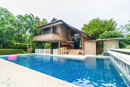 ขายบ้านพร้อมสระว่ายน้ำส่วนตัว ใกล้สวนทวีชล ต.เชิงดอย อ.ดอยสะเก็ด