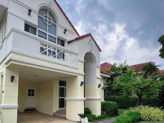 ขายบ้านเดี่ยว 2 ชั้น 90 ตรว. หมู่บ้านบารเมษฐ์ เฉลิมพระเกียรติ ซอย 62 สวนในบ้าน ตกแต่งพร้อมอยู่ ใกล้สวนหลวง