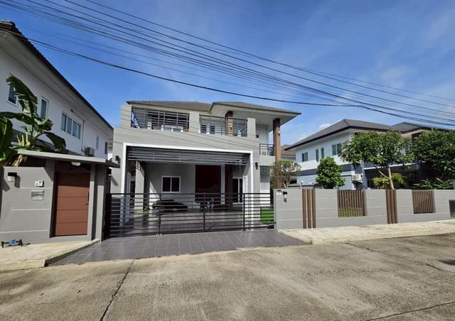 บ้านเดี่ยว สไตล์โมเดิร์น บ้านใหม่ โครงการ แสนสราญ โมชิค หางดง