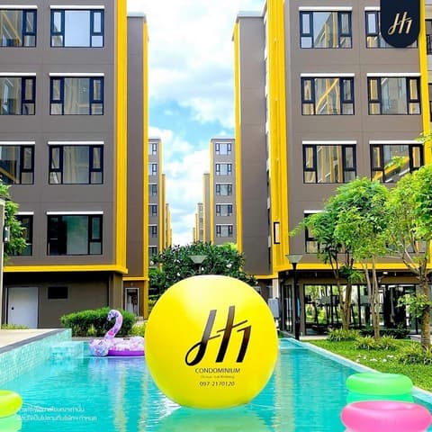 ให้เช่าคอนโด H1 Condo อ่อนนุช-ลาดกระบัง วิวสวยชั้น 8 ติดโรบินสันลาดกระบัง ห้องแต่งครบพร้อมเข้าอยู่