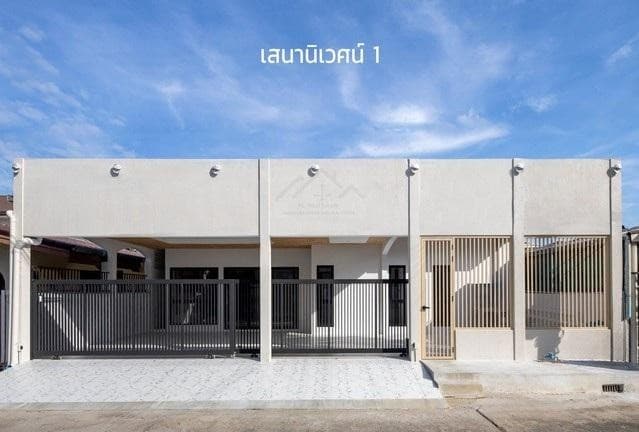 ขาย บ้านเดี่ยว ชั้นเดียว หมู่บ้านเสนานิเวศน์ 1 ตกแต่งสไตล์เจแปนนิส มินิมอล พร้อมอยู่