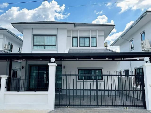 ให้เช่าบ้านใหม่ ทำเลดี ใกล้ 89 พล่าซ่า โครงการ ใจแก้วเอราวัณ31 หนองหอย