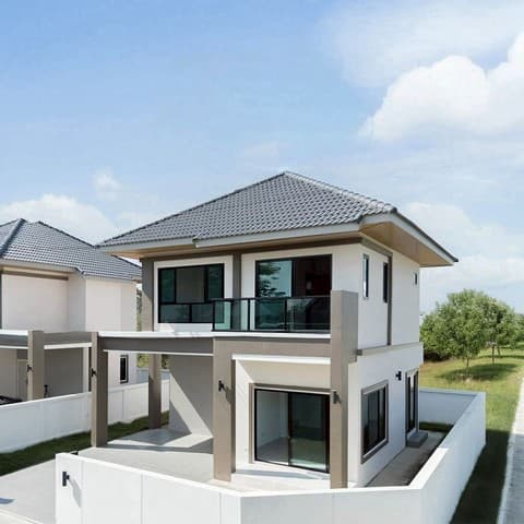 บ้านเดี่ยว 2ชั้น สไตล์โมเดิร์น ทำเลดี เป็นส่วนตัว โซนป่าแดด