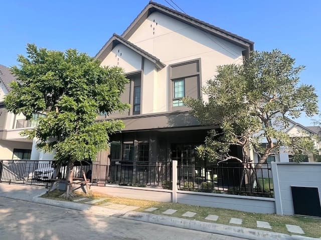 BH3839 ให้เช่าบ้านเดี่ยว Centro Bangna Phase 2 บ้านใหม่ ไม่เคยเข้าอยู่ ใกล้ Mega Bangna บ้านเดี่ยวสไตล์โมเดิร์น Built in ครบ