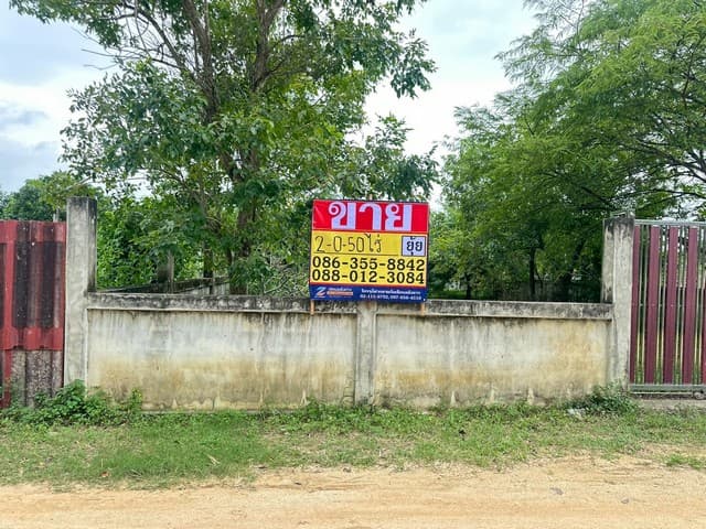 ขายที่ดิน 2-0-50 ไร่ ซอยทุ่งกลม-ตาลหมัน ห้วยใหญ่ ชลบุรี ZT867