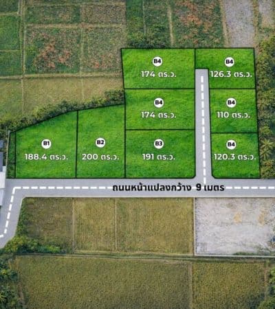 เปิดเฟสใหม่ The Superland Chiangmai เฟส 2 ที่ดินอยู่ใกล้เมือง น้ำไม่ท่วม คุ้มสุดในโซนสันกำแพง