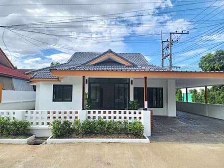 ขาย บ้านเดี่ยว มินิมอลสไตล์ ใกล้ รร.นานาชาติยูนิตี้คอนคอร์ด ไชยสถาน อ.สารภี