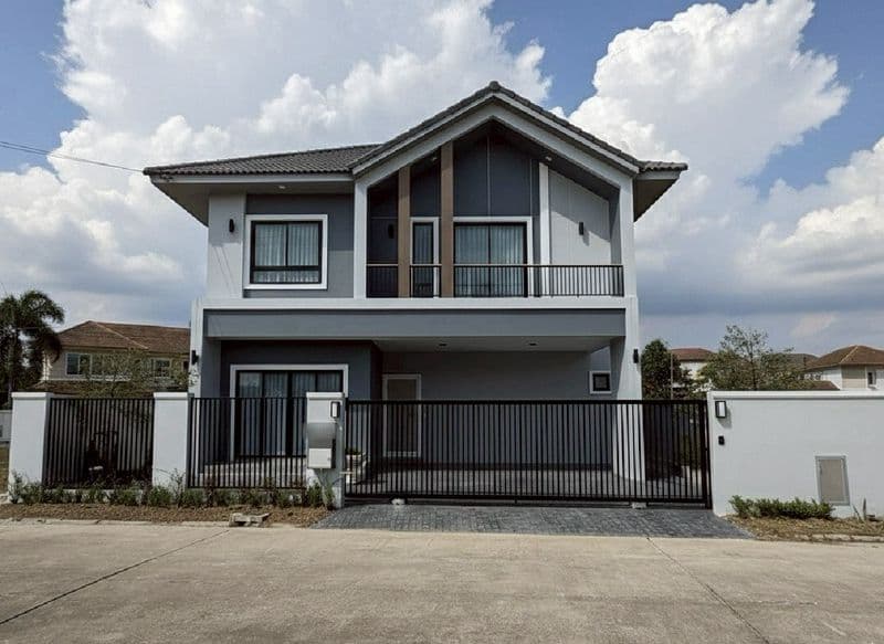 บ้านใหม่ 2 ชั้น วิวเขา ทำเลหายาก สงบ เป็นส่วนตัว น้ำแพร่