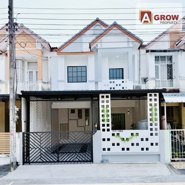 หมู่บ้านณัฐกานต์ ซอยสายไหม 64 ทำเลดี ไม่มีบ้านตรงข้าม รีโนเวทใหม่ พร้อมเข้าอยู่