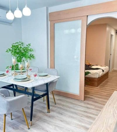 JC Hill Place Condo ห้องใหญ่ แบ่งโซน ห้องนอน ห้องครัว ห่าง มช. 800 เมตร