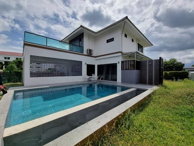 Pool Villa บ้านเดี่ยว 2 ชั้น ย่านเศรษฐกิจยอดนิยมของชาวต่างชาติ หางดง
