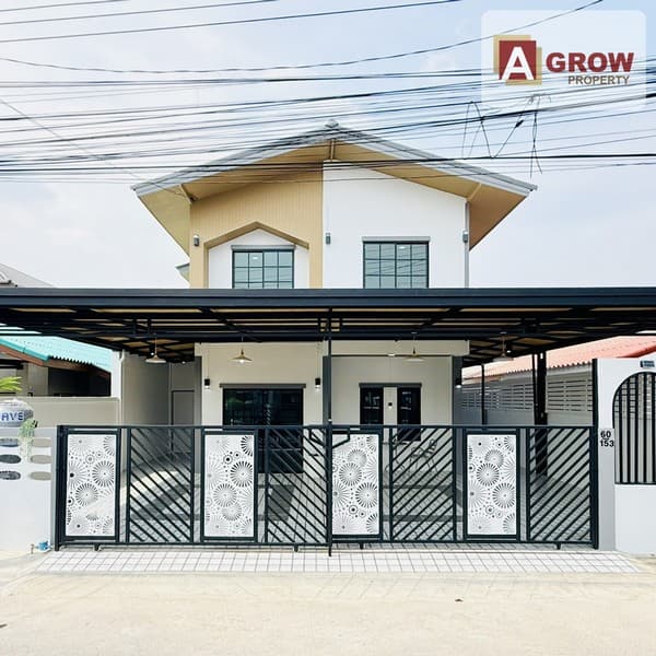 หมู่บ้านทหารกองหนุน รามอินทรา109 บ้านสวย พื้นที่เยอะ รีโนเวทใหม่ทั้งหลัง พร้อมเข้าอยู่