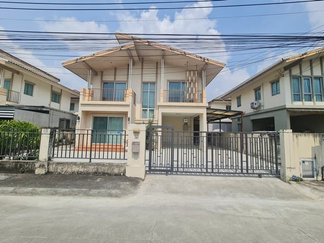 ให้เช่า บ้านเดี่ยว 2ชั้น3 ห้องนอน 2 ห้องน้ำ พฤกษาปูริ ซอยกิ่งแก้ว37 ใกล้สนามบินสุวรรณภูมิ