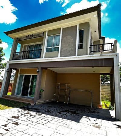หมู่บ้านภัสสร สันกำแพง บ้านเดี่ยว 2 ชั้น ทำเลดีโซนตลาดเจริญเจริญ คาเฟ่