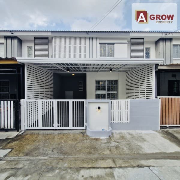 หมู่บ้านพฤกษา 85 หนามแดง-เทพารักษ์ บ้านรีโนเวทใหม่ทั้งหลัง เฟอร์นิเจอร์ครบ พร้อมเข้าอยู่