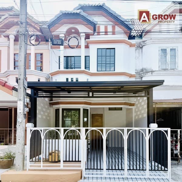 หมู่บ้านทาวน์แอนคันทรี ซอยสังฆสันติสุข 16 บ้านสวย ตกแต่งครบ พร้อมเข้าอยู่