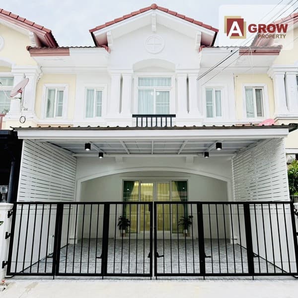 หมู่บ้านเดอะคอนเนค 8 บางนา กม.10 บ้านสวย ทำเลดี รีโนเวทใหม่ทั้งหลัง เฟอร์ฯครบ พร้อมอยู่