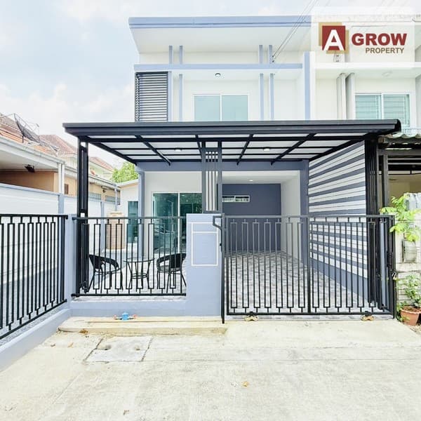 หมู่บ้านพฤกษาทาวน์เน็กซ์ รามอินทรา บ้านหลังมุม ทำเลดี รีโนเวทใหม่ พร้อมเข้าอยู่