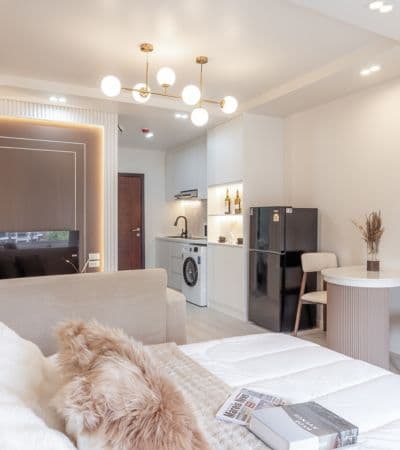 คอนโด KN Town Condo ใกล้นิมมาน 4 นาที ห้องวิวสวยดอยสุเทพ เฟอร์นิเจอร์บิ้วอินทั้งห้อง อุปกรณ์ไฟฟ้า ครบครัน