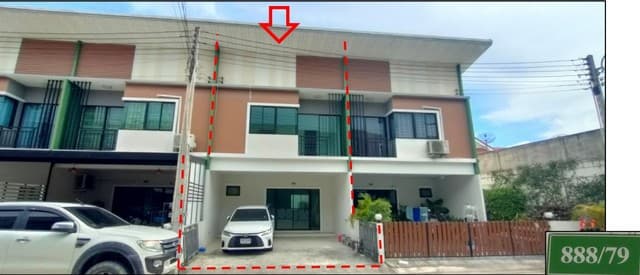 ขายทาวน์เฮ้าส์ หมู่บ้านเอสซี วิลเลจ อีสเทิร์น- บ่อวิน อำเภอศรีราชา จังหวัดชลบุรี