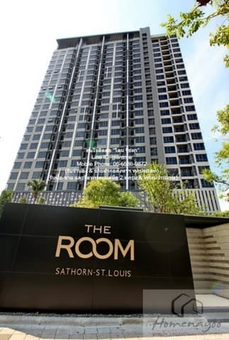 Condo. The Room Sathorn - St.Louis 65ตรม 2นอน2Bathroom 12000000 บ. ราคาสุดคุ้ม
