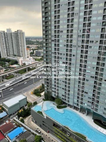 ID : DSL-468 ขายด่วน ๆ ห้องชุด เอลลิโอ สาทร-วุฒากาศ Elio Sathorn-Wutthakat ใหญ่ 35 ตรม 3300000 BAHT ไม่ไกลจาก ใกล้ BTS วุฒากาศ เพียง 470 เมตร โครตถูก!