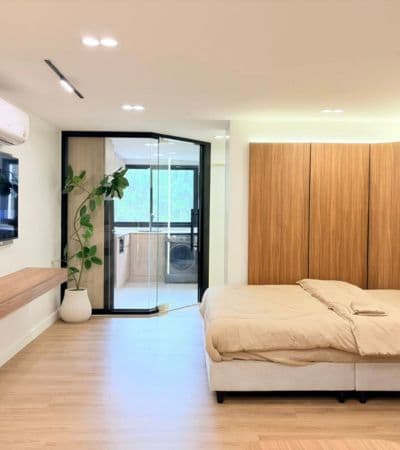 ศรีธนาคอนโด 2 ห้องใหม่พร้อม กั้นห้องครัว ตกแต่งสวยตรงปก เฟอร์นิเจอร์ครบพร้อมเข้าอยู่