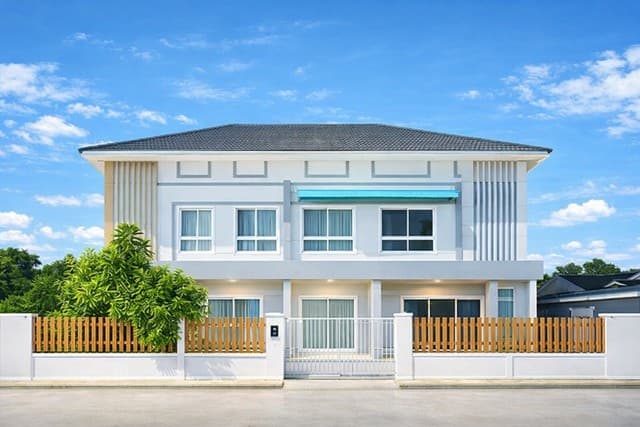 ใกล้โลตัส บ้านคลองสวน 800 เมตร บ้านแฝด 2 ชั้น ประชาอุทิศ 90 35ตร.ว. 140ตร.ม. 3นอน 2 น้ำ ฟังก์ชันครบพร้อมอยู่