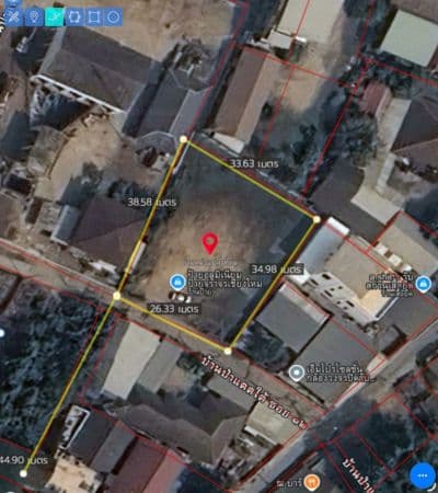 ที่ดิน 277 ตร.ว. ในโซนป่าแดด ใกล้บิ๊กซี อิเกีย แม็คโคร เพียง 5 นาที